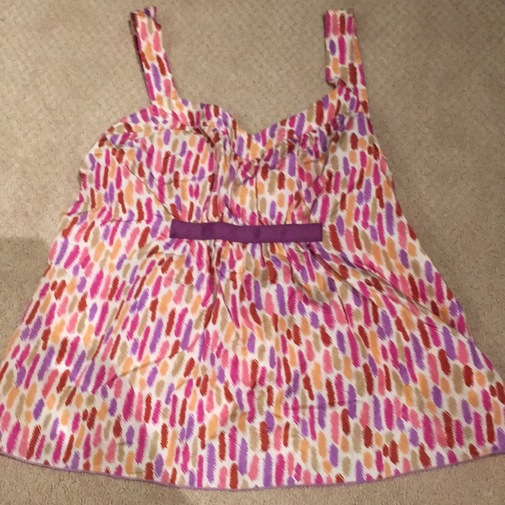 Anna Sui for Anthropologie Silk Tank M